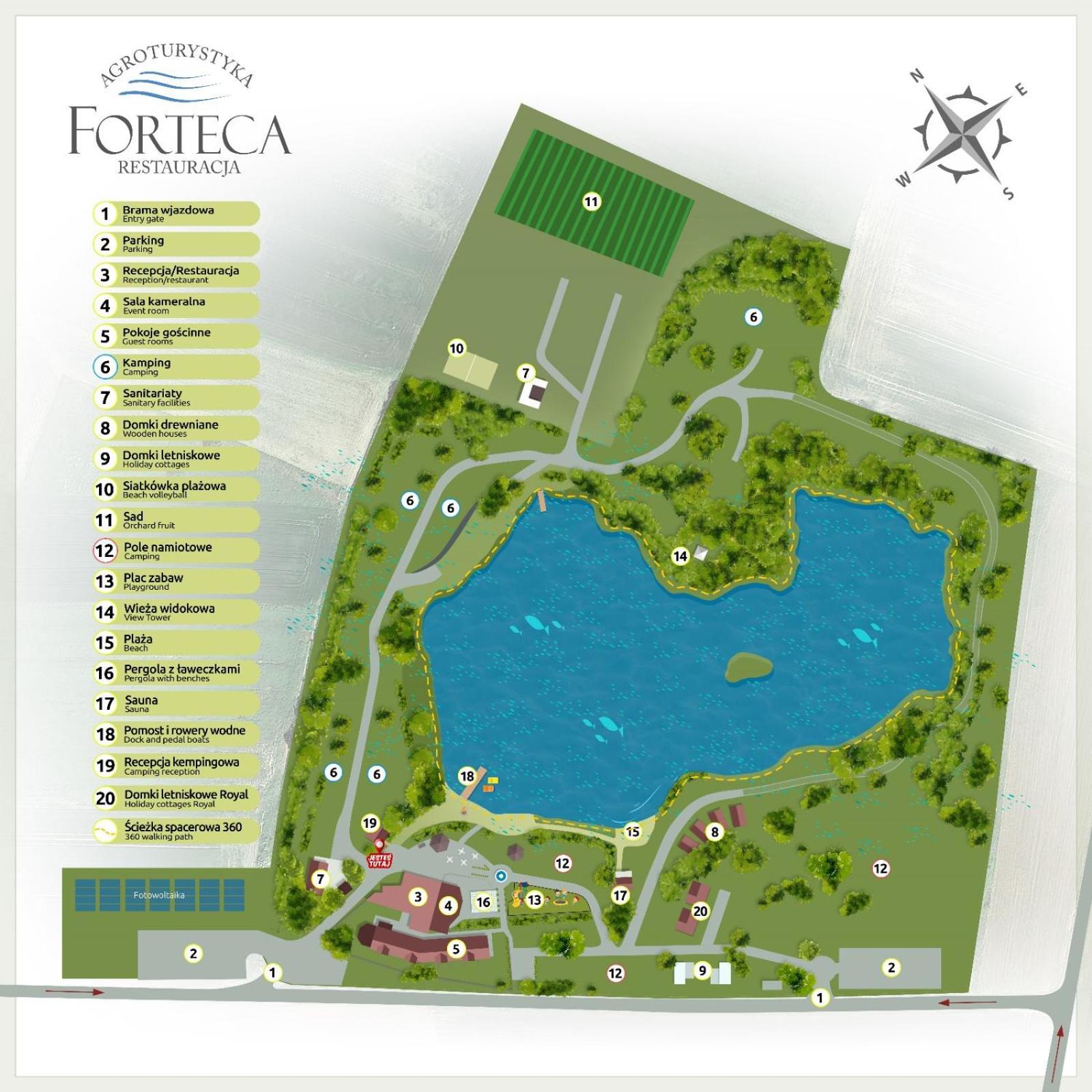 Forteca, Pokoje Goscinne Nad Stawem Dzierzoniow Exterior foto